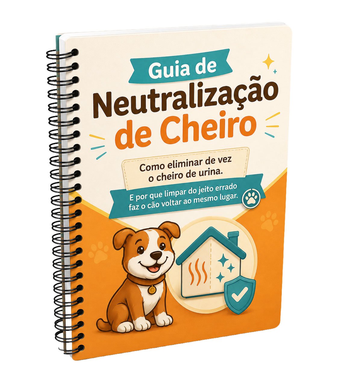 Mockup do Guia de Neutralização de Cheiro